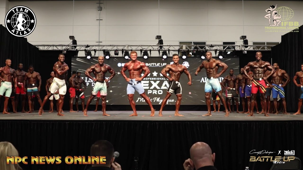 2022 IFBB Texas Pro Men's Physique Comparisons