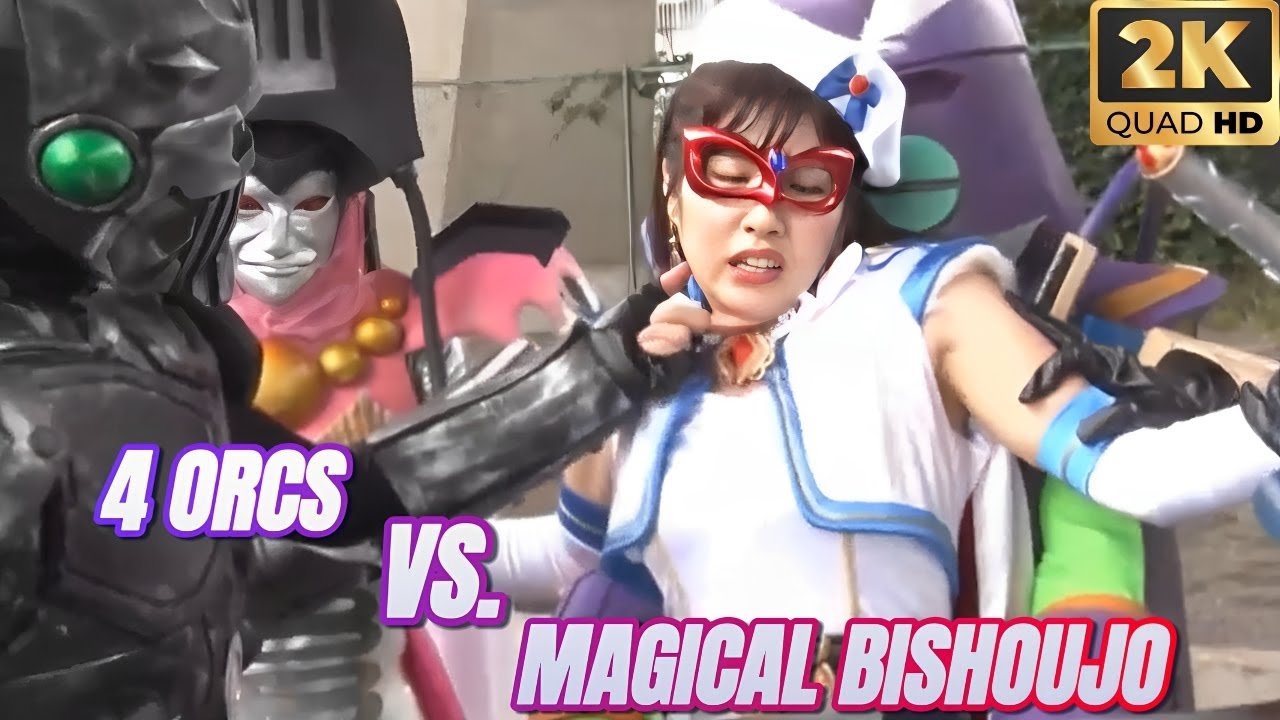 [Super Sentai highlight] 4 Orcs vs. Magical Bishoujo #LadyTV #supersentaiseries #powerrangers
