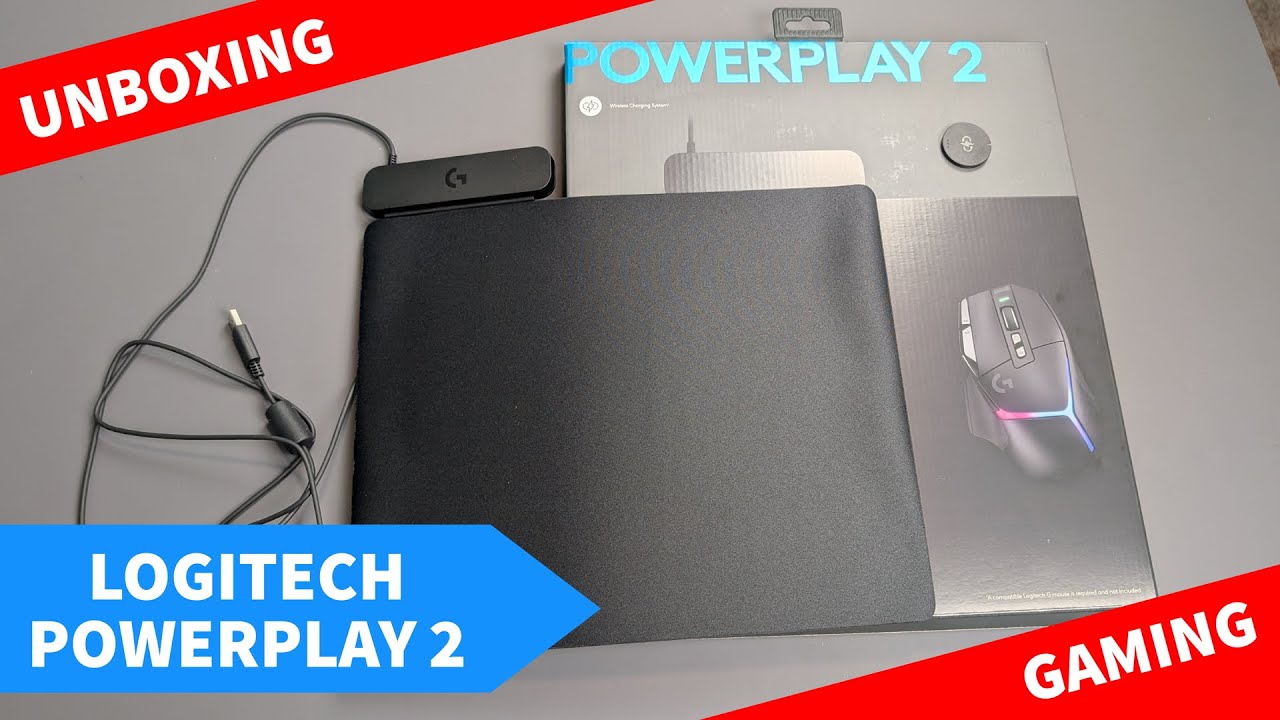 Logitech Powerplay 2 Unboxing - Mouse Pad that Charges While Gaming