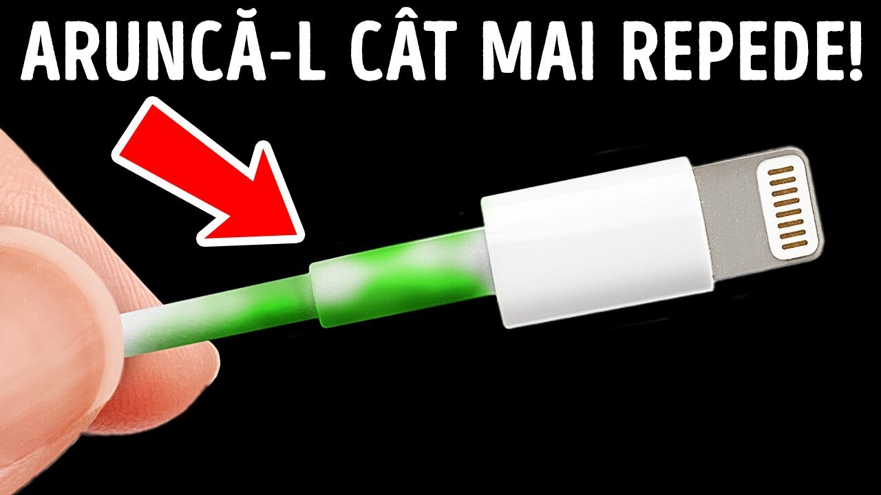 Titlu Dacă cablul încărcătorului a devenit verde, aruncă-l cât mai repede
