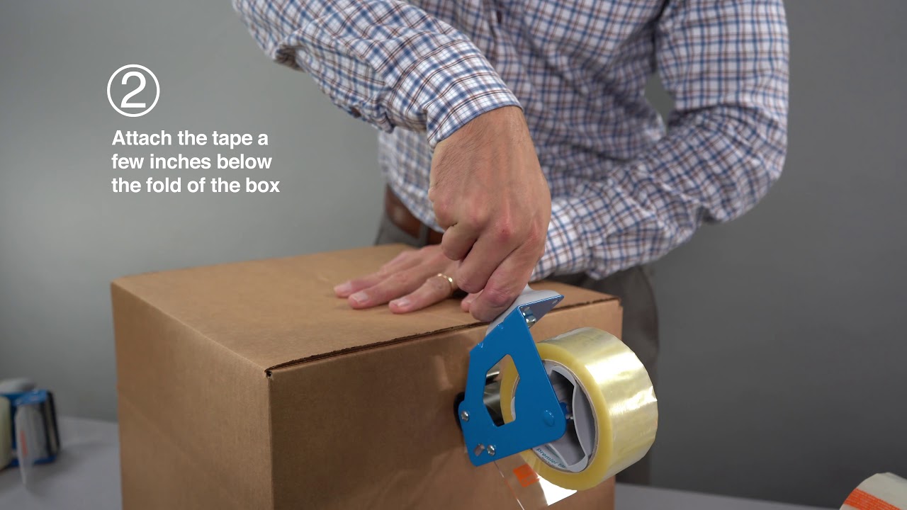 How to Use a Tape Gun/How to Tape a Box