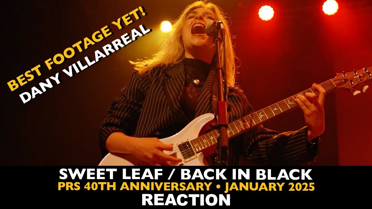 Musicians REACT to BEST FOOTAGE YET of Dany: Sweet Leaf, Back in Black, Guitar Gifting by Orianthi