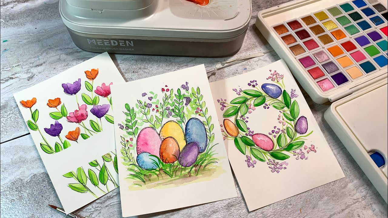 DIY Handmade Easter Cards | Watercolor Step-by-Step Guide