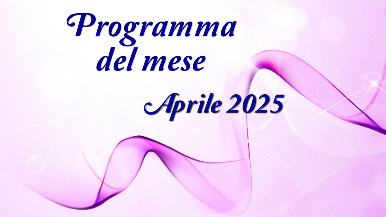 PROGRAMMA Aprile 2025