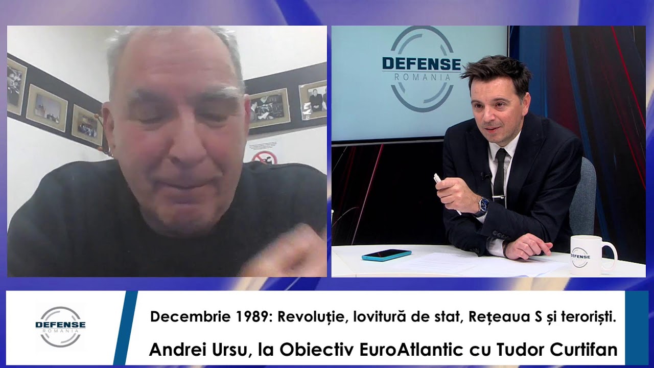 REVOLUȚIA DIN 89: REȚEAUA S ȘI CINE AU FOST TERORIȘTII Andrei Ursu la ObEuroAtlantic cu T. Curtifan