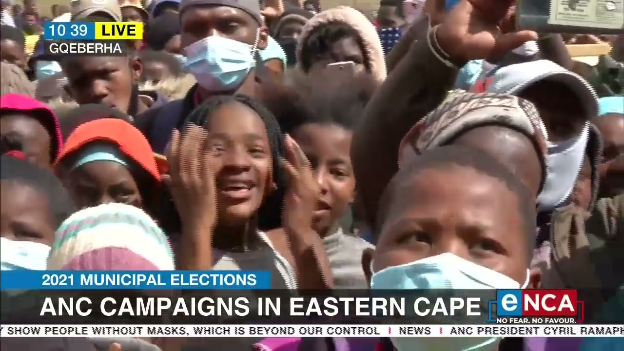 2021 Municipal Elections | ANC President Ramaphosa addresses supporters in EC