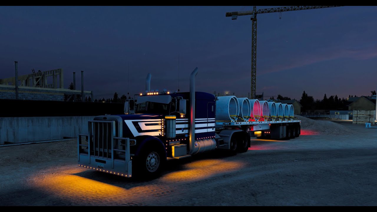 Driving from Coeur d' Alene ID. to Grand Coulee WA. in | American Truck Simulator - ATS.