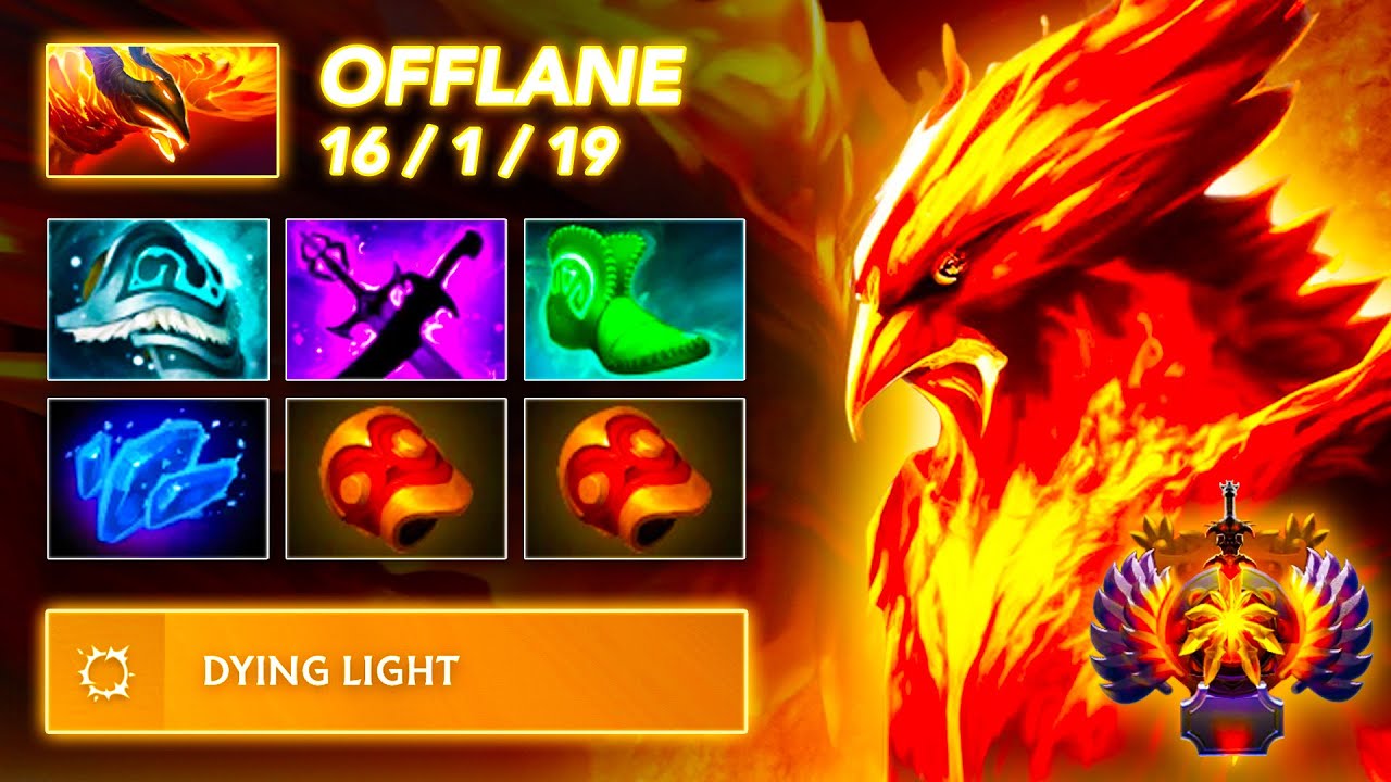 [7.39b] INFINITE BURN - Phoenix OFFLANE | Full Gameplay Dota Class