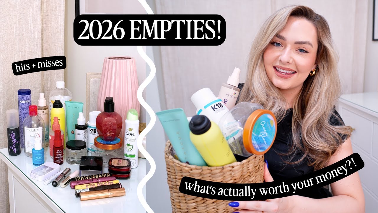 Beauty Empties 2026 ✨ What I’d Repurchase vs Never Buy Again | Skincare, Hair & Makeup