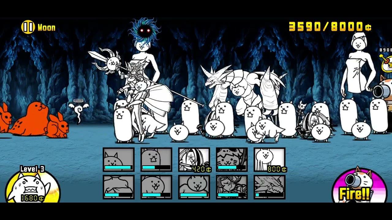 All empire of cats bosses with first form units