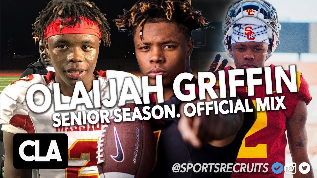 OLAIJAH GRIFFIN 🔒 SENIOR HIGHLIGHTS: USC Freshman Lockdown DB (Mission Viejo) Senior Mixtape
