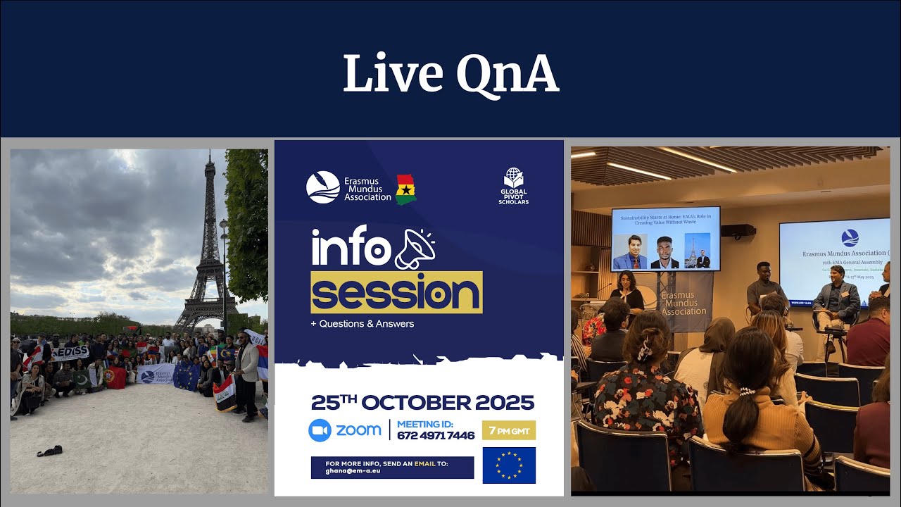 Erasmus Mundus 2026 Application Webinar (All your questions answered)