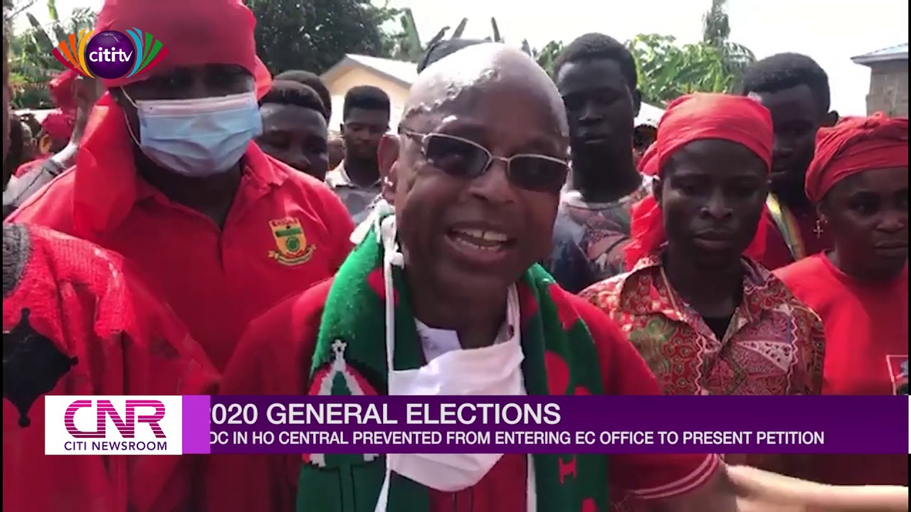 NDC in HO Central prevented from entering EC office to present petition | Citi Newsroom