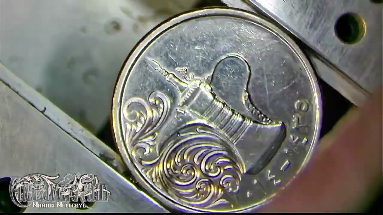 Hand Engraving - Testing 140 degrees graver..