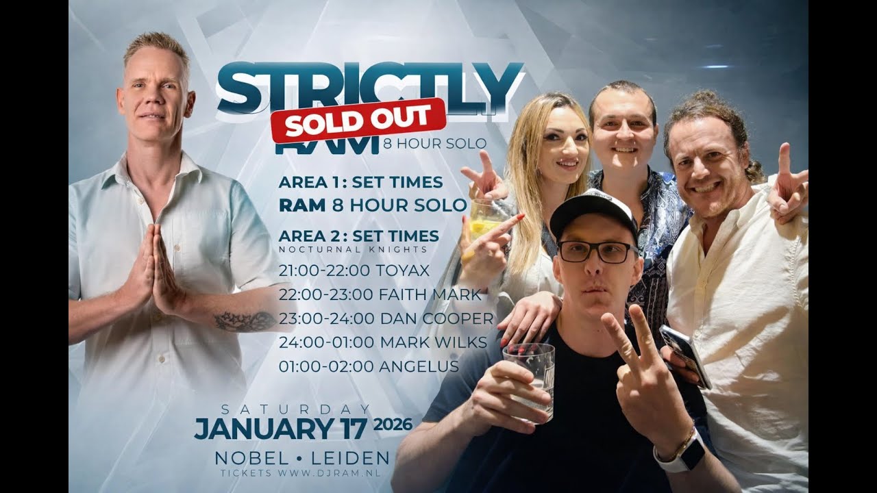 Strictly RAM With A Special Guest Richard Durand - Leiden / Nobel - 17 January 2026