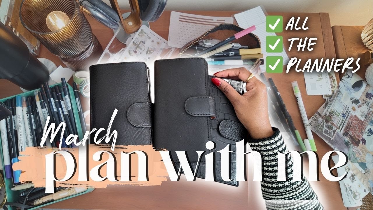 March Plan With Me | Sterling Ink Common Planner + Daily Planner