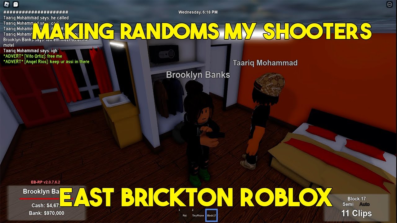 Buying RANDOMS GUNS in East Brickton ROBLOX