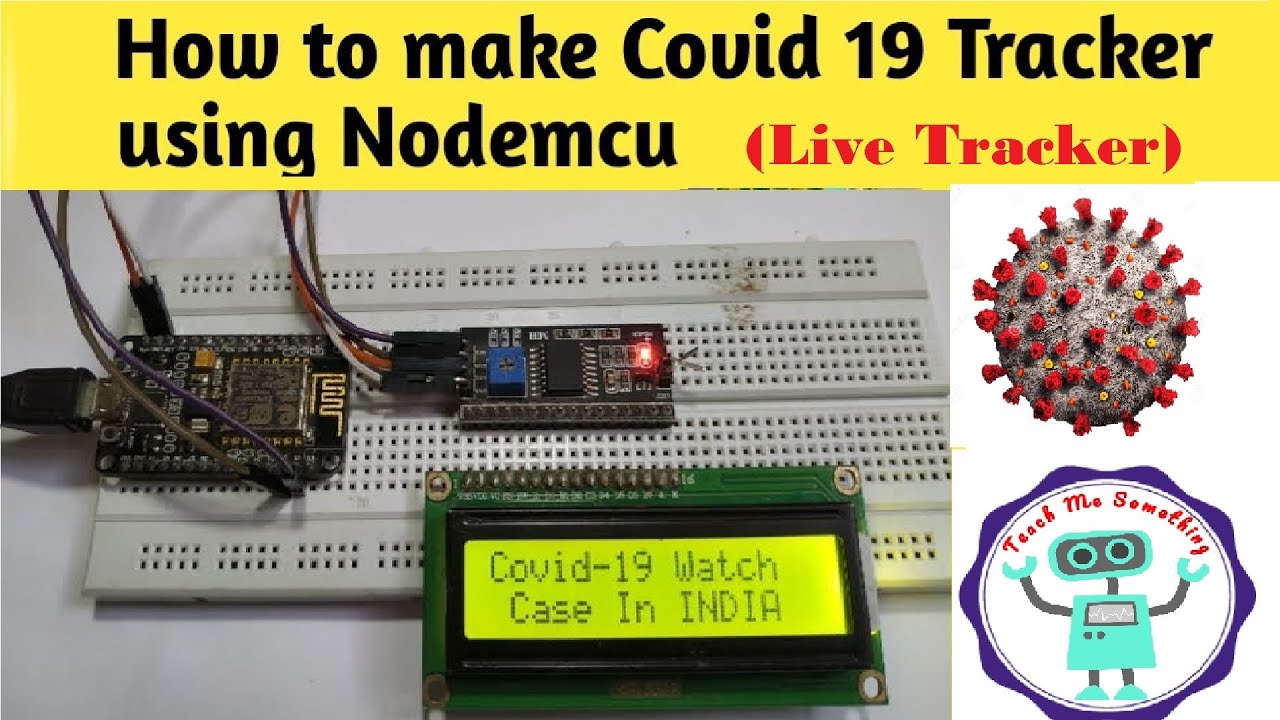 Live Corona Update NodeMCU LCD Project || Live Corona report in 16x2 LCD || NodeMCU IOT Project