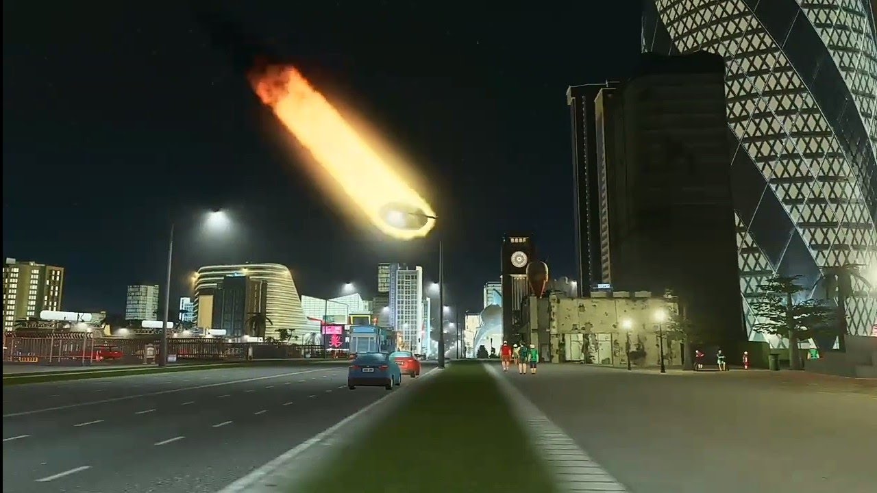 (cities skyline) Meteroid disaster San Jones
