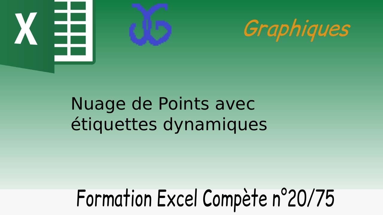 Nuage de points avec étiquettes dynamiques