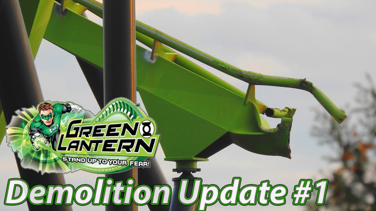 Green Lantern | Demolition Update #1 | Six Flags Great Adventure | November 29th, 2024