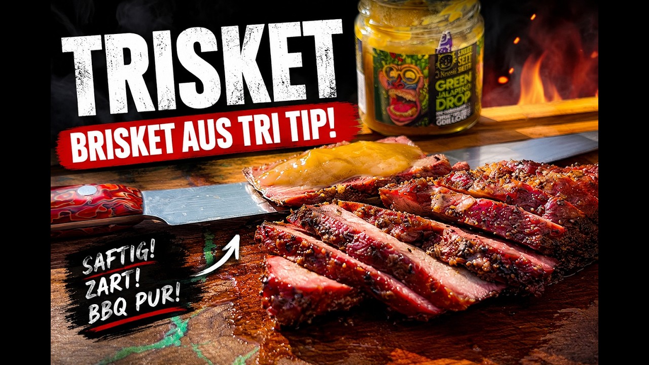 TRISKET vom Smoker 🔥 Brisket aus Tri Tip &ndash; Die schnelle Texas BBQ Alternative! Rezept DADs BBQ