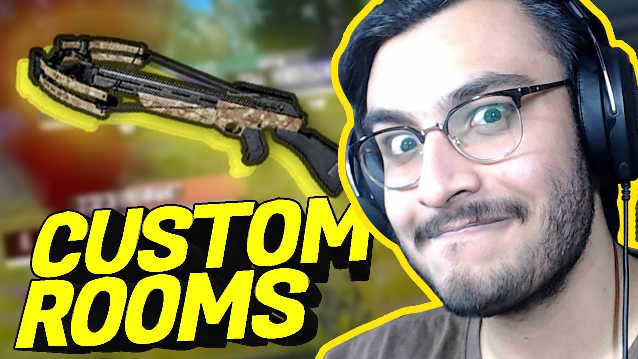 CROSSBOW ONLY CUSTOM ROOMS IN PUBG MOBILE (FUNNIEST EVER) | RAWKNEE