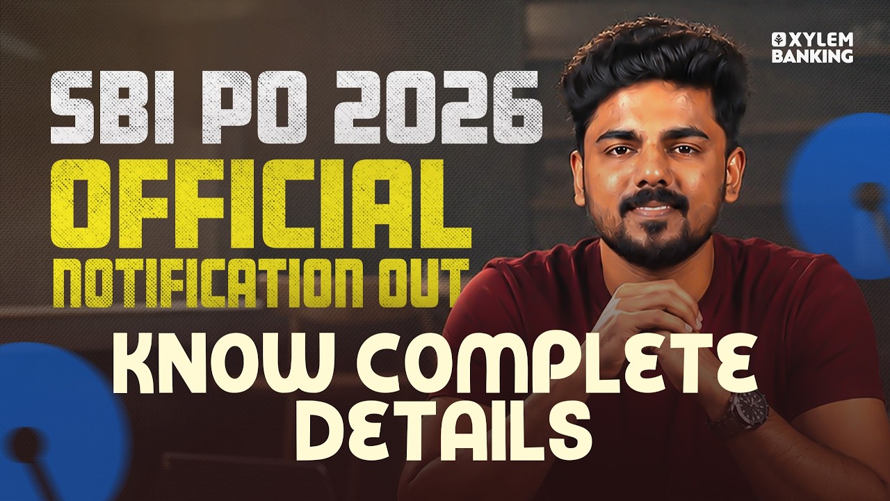 SBI PO 2026 Notification Out 🔥 Complete Details Explained