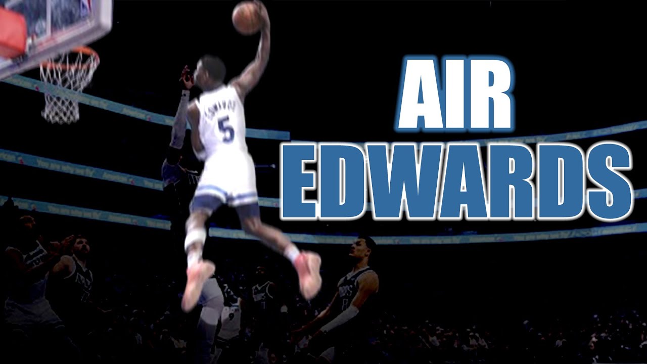 7 minutes of crazy hangtime layups by Anthony Edwards