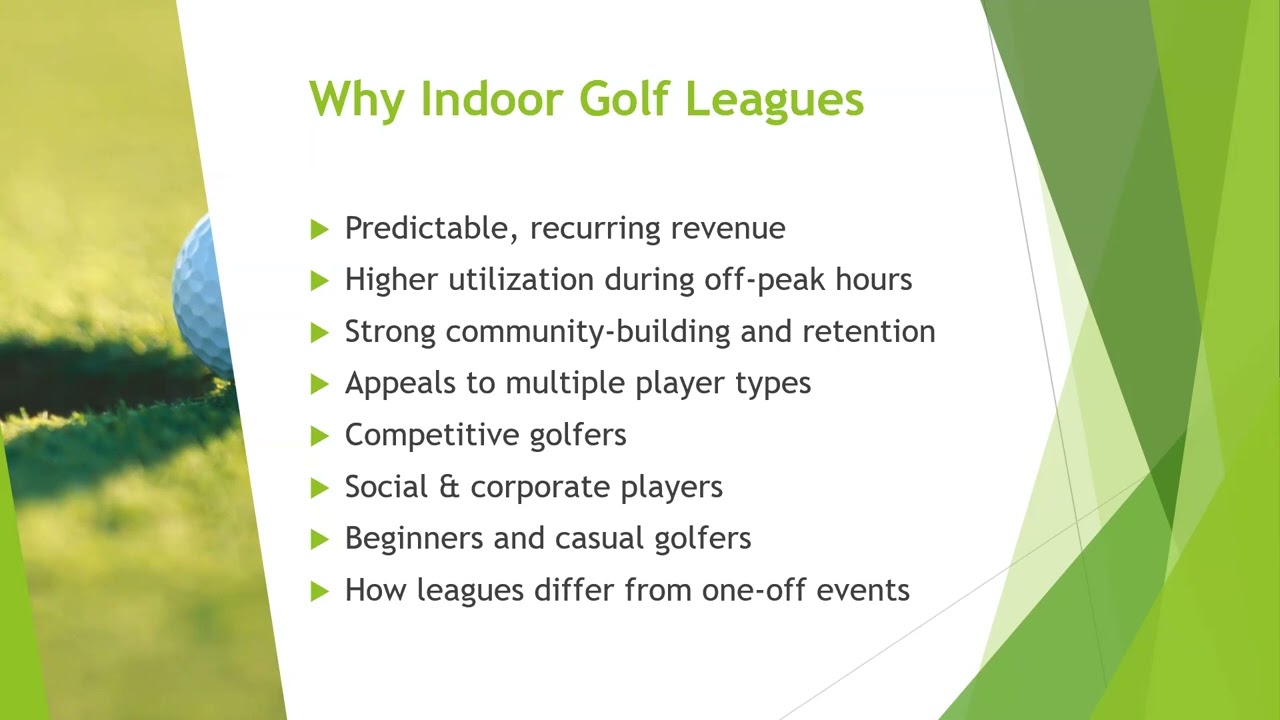 Hosting Indoor Golf Leagues