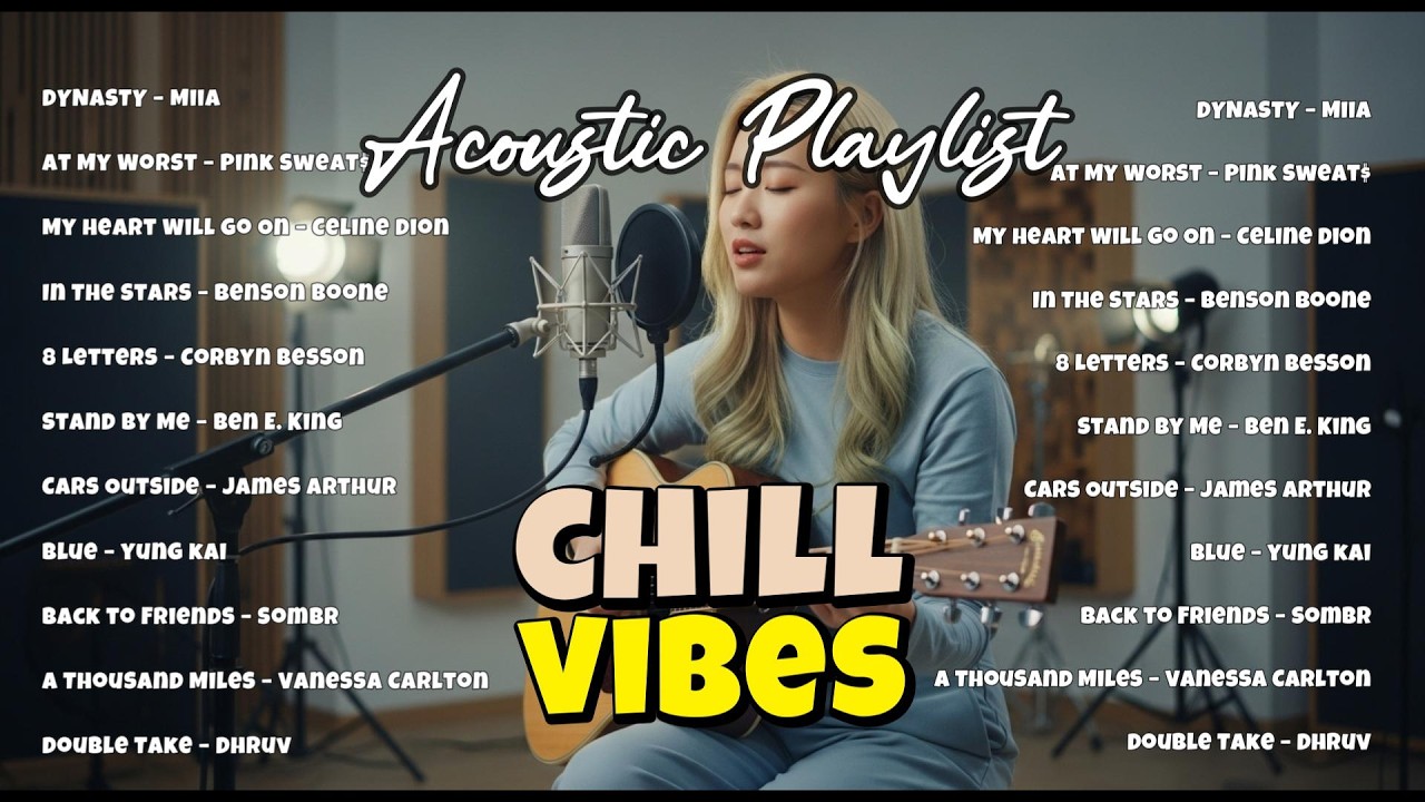 Top Acoustic Chill Vibes🎶Acoustic English Love Songs for Calm Mood & Focus||DYNASTY,At My Worst,Blue