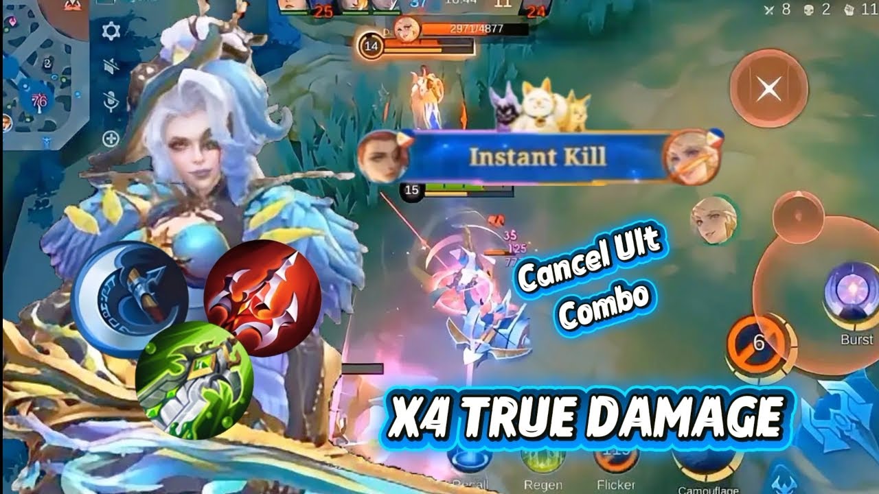 There Is No Escape to Lesley's Ultimate (Cancel Ult Combo) - Lesley x4 TRUE DAMAGE ~ MLBB