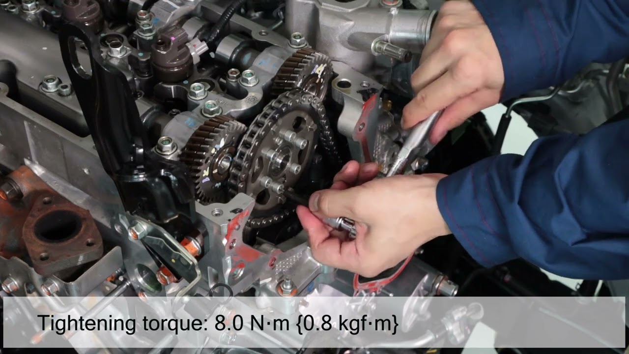 Isuzu Dmax - 4JJ3 engine Supply pump installation