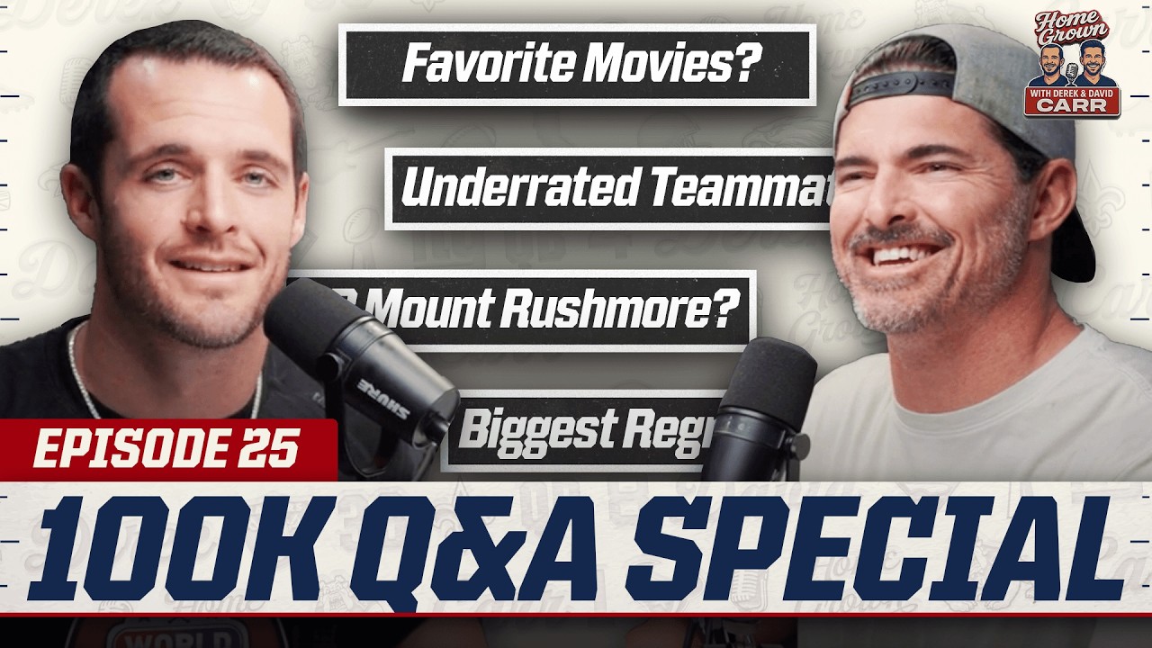 Answering YOUR Questions About Family, Football, Pop Culture & More | David and Derek Carr