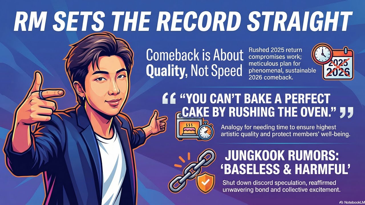 BTS RM Responds to Comeback Delay & Jungkook Rumors: What’s REALLY Happening?
