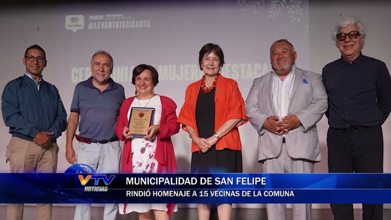Municipalidad de San Felipe rindió homenaje a 15 vecinas de la comuna