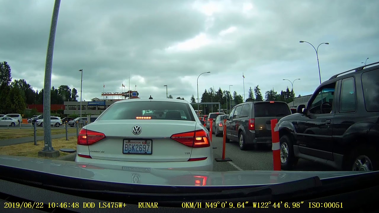 A drive from Vancouver,BC to Mukilteo, WA (2019)