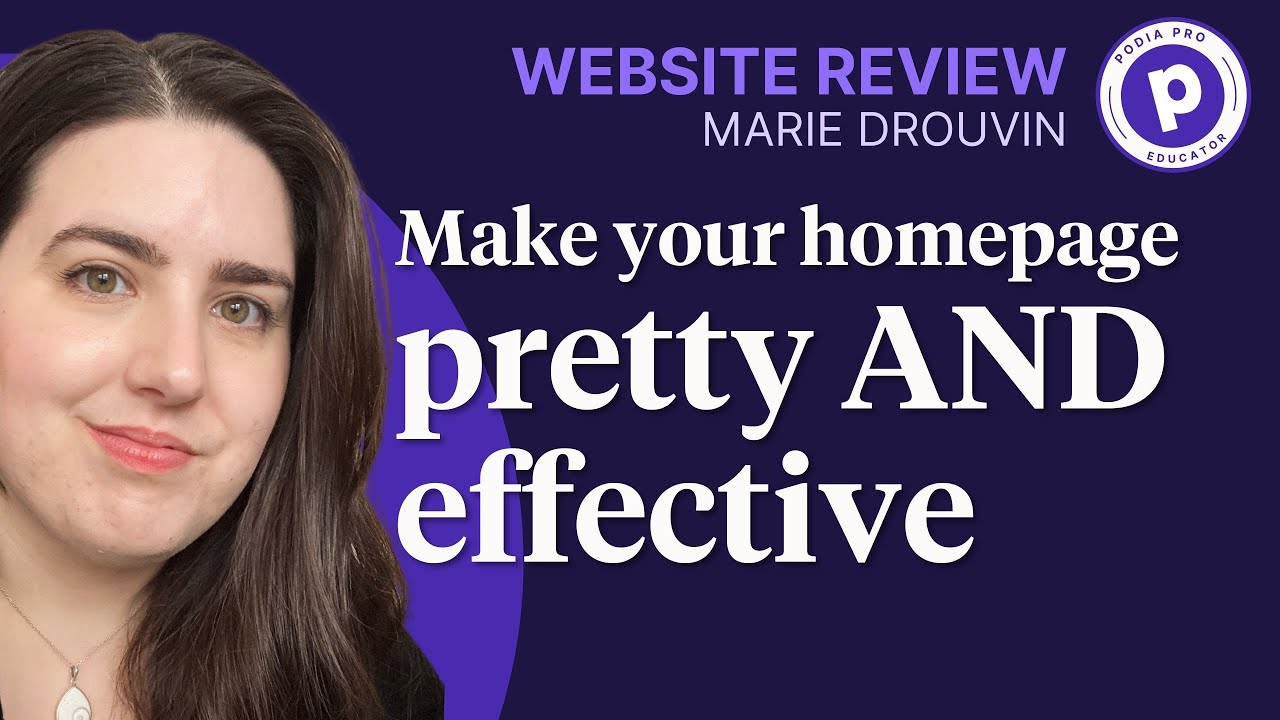 How to make your homepage pretty AND effective