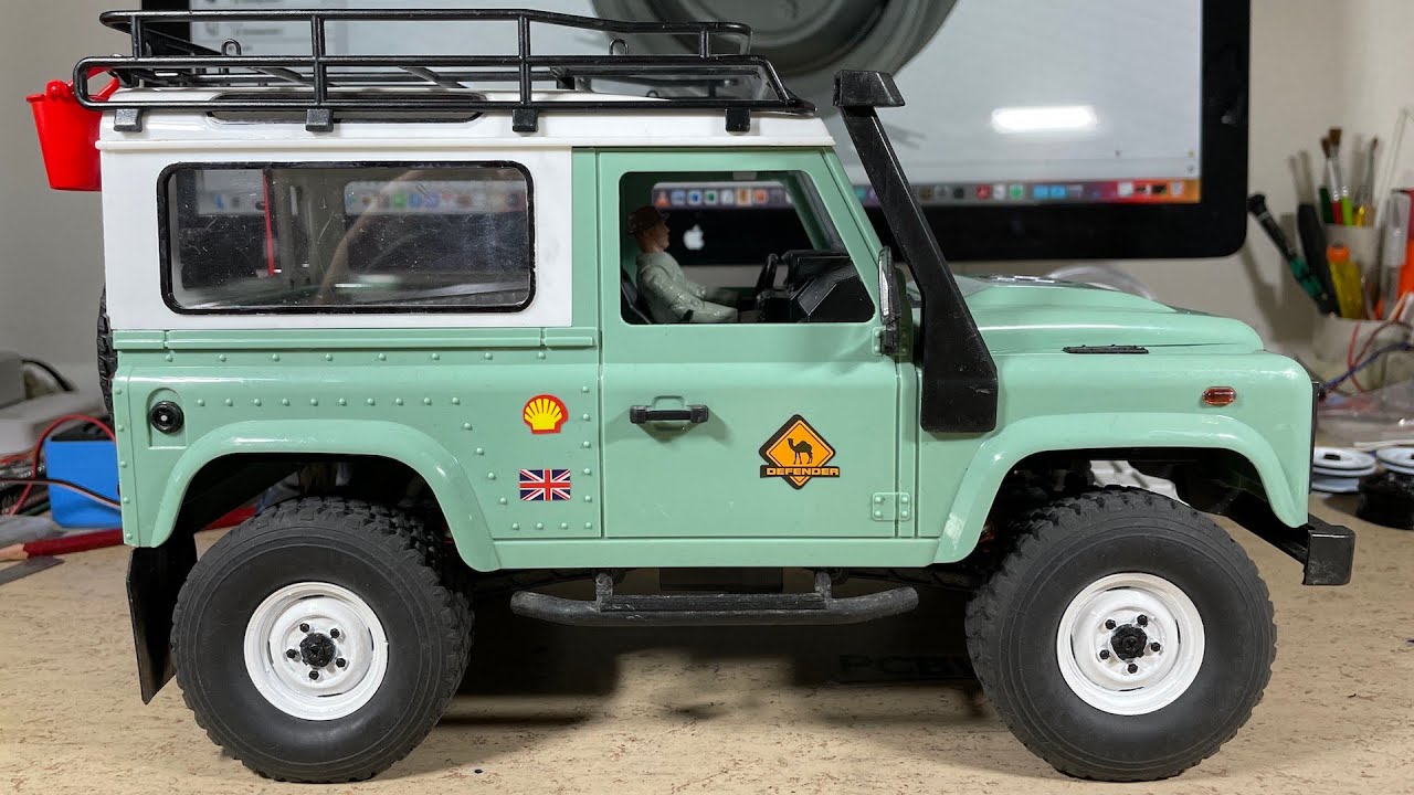 MN D90 Land Rover Defender with scale 3D printed steel rims and more!