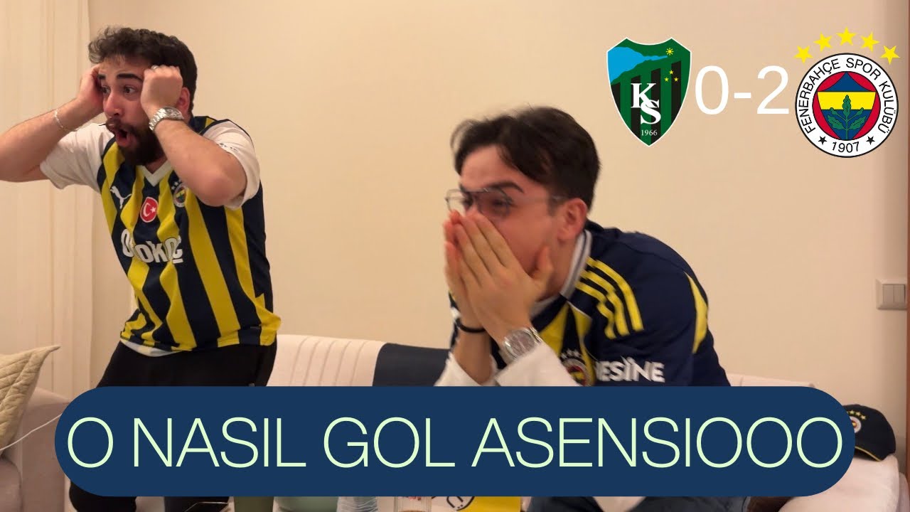 O NASIL GOL ASENSİOOO!!! KOCAELİSPOR 0-2 FENERBAHÇE #fenerbahçe 