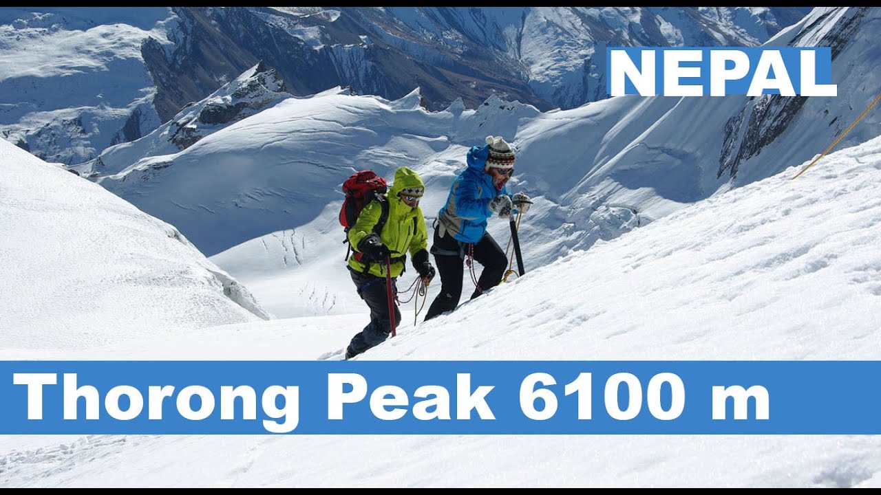 Ascension du THORONG PEAK 6100 m trek Annapurna Népal