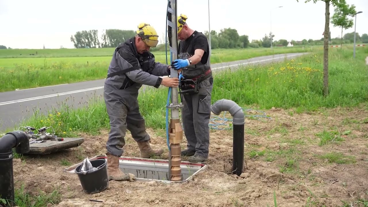De nieuwe WKO installatie in de wijk Passewaaij in Tiel.