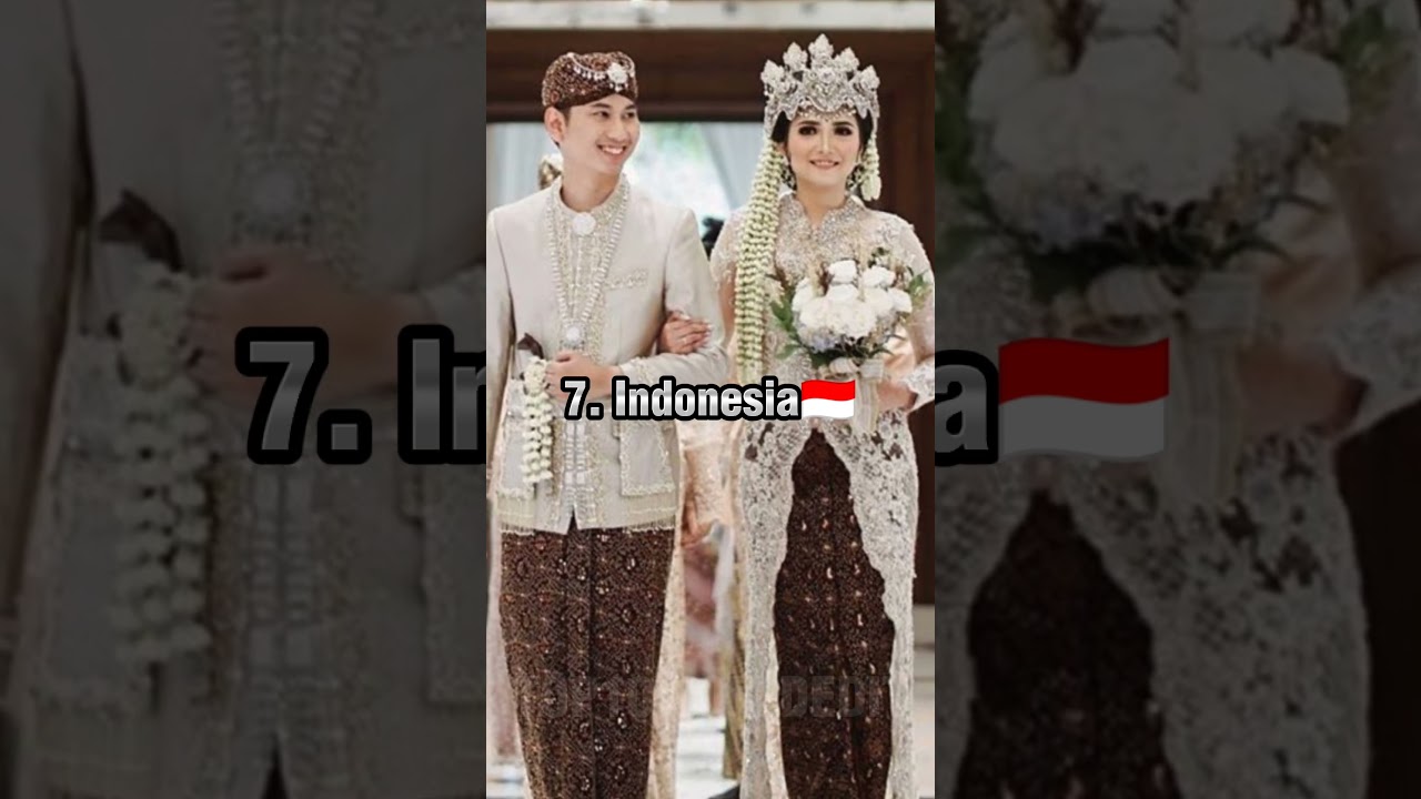 TOP 10 COUNTRIES WITH THEIR WEDDING DRESS 