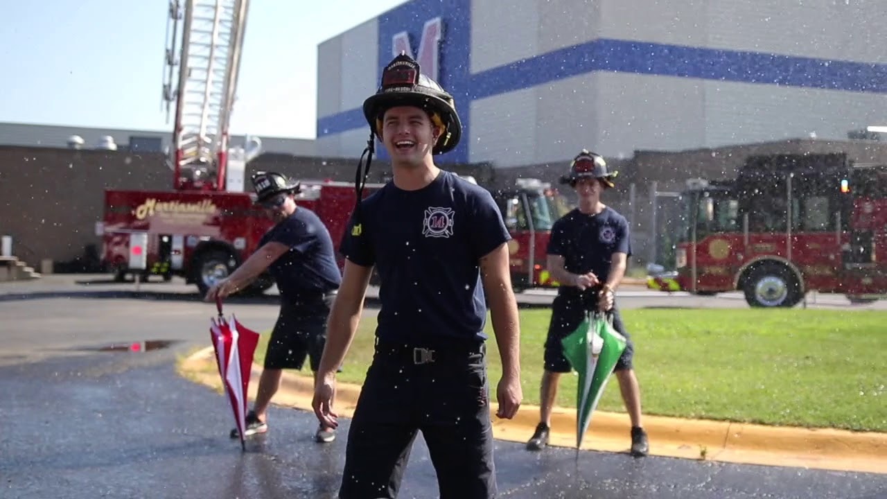 Martinsville Fire Department responds to the Martinsville Police #lipsyncchallenge #lipsynbattle