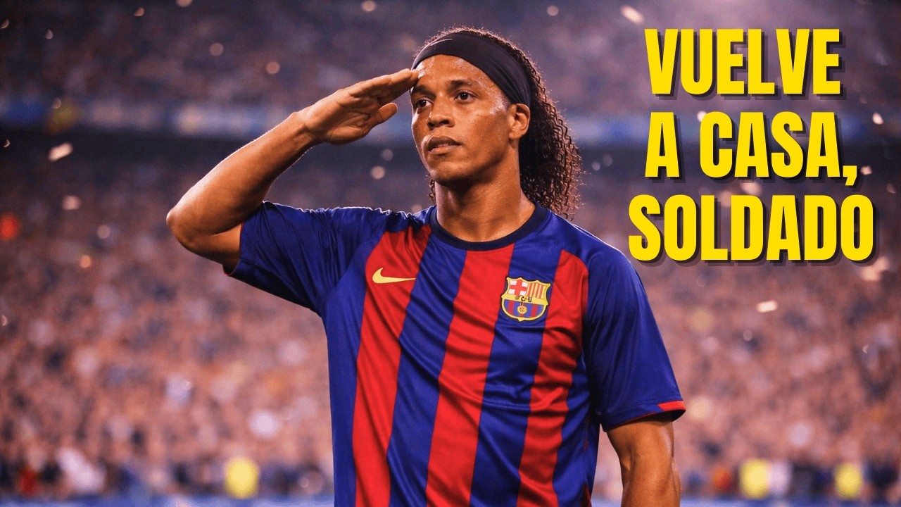 Un soldado iba a la guerra al día siguiente. Lo que Ronaldinho hizopor él cambió su vida