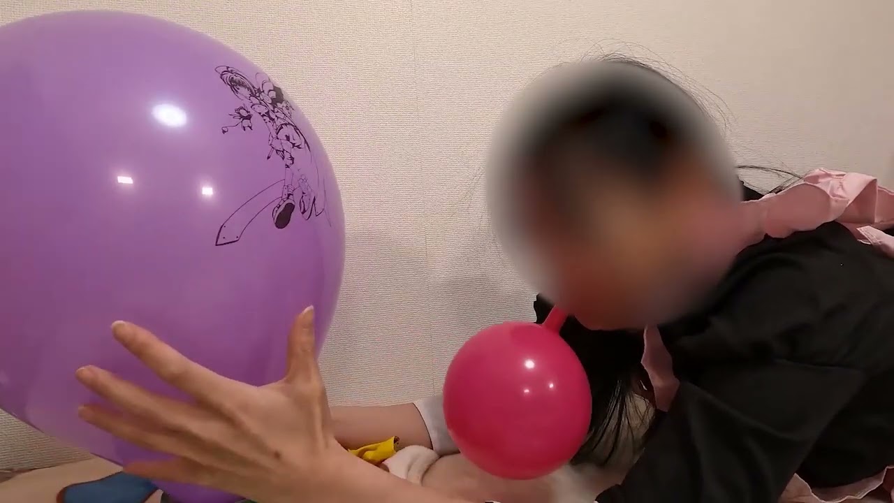 小さい風船を膨らませてみたよ♪