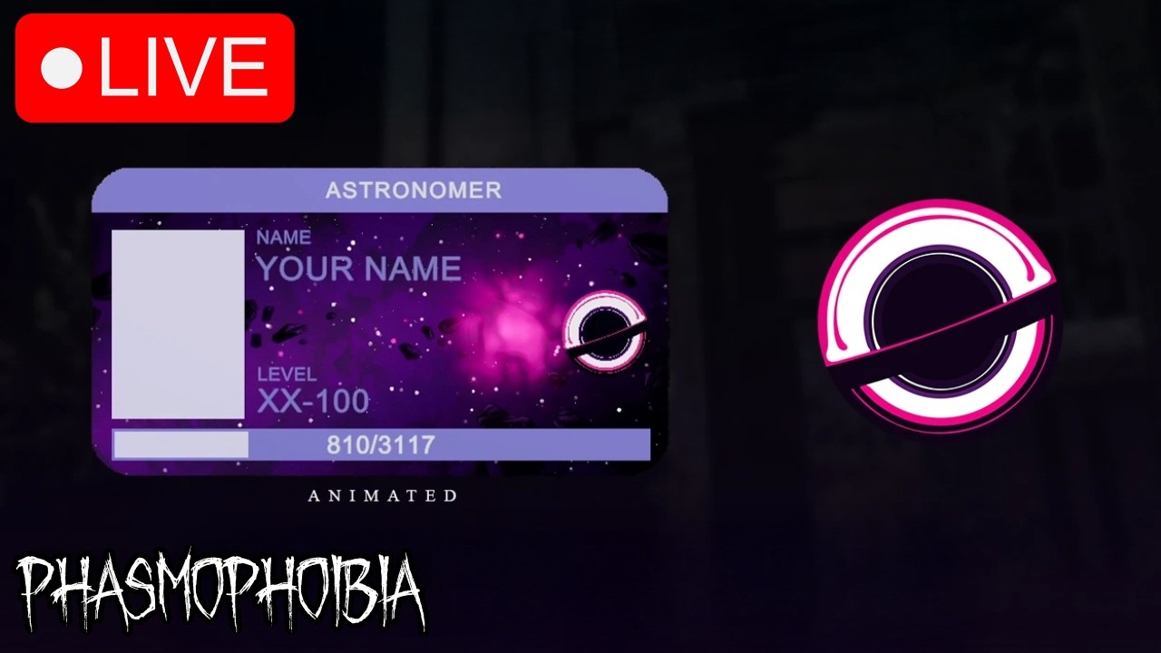 Earn The Astromomer ID Card & Badge TODAY!! | Phasmophobia LIVE
