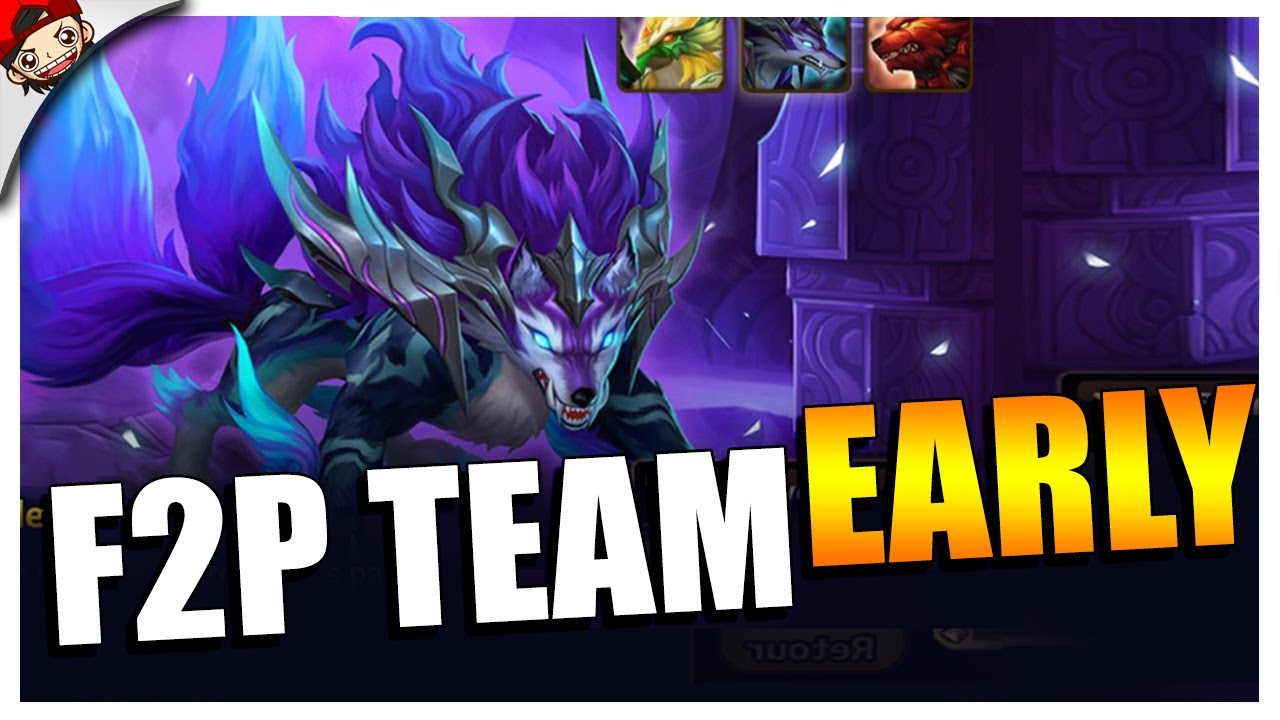 TEAM F2P POUR 2 EVEIL LES INUGAMI  (étage 5)  INUGAMI 2A - Summoners War FR