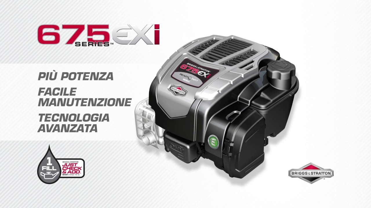 Dimostrazione applicazione del motore SERIE 675EXi di Briggs & Stratton