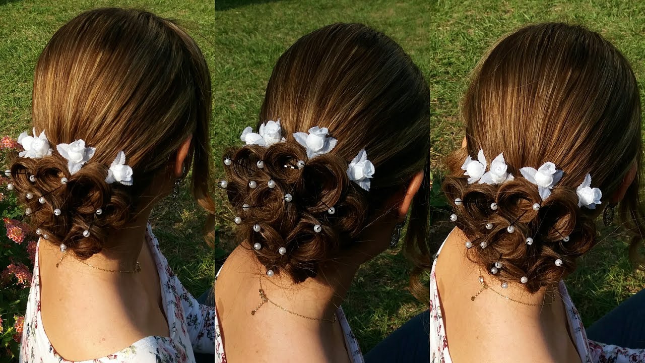 Peinado para Novia💍👰Recogido con Bucles 👸Belleza sin Limites🍾